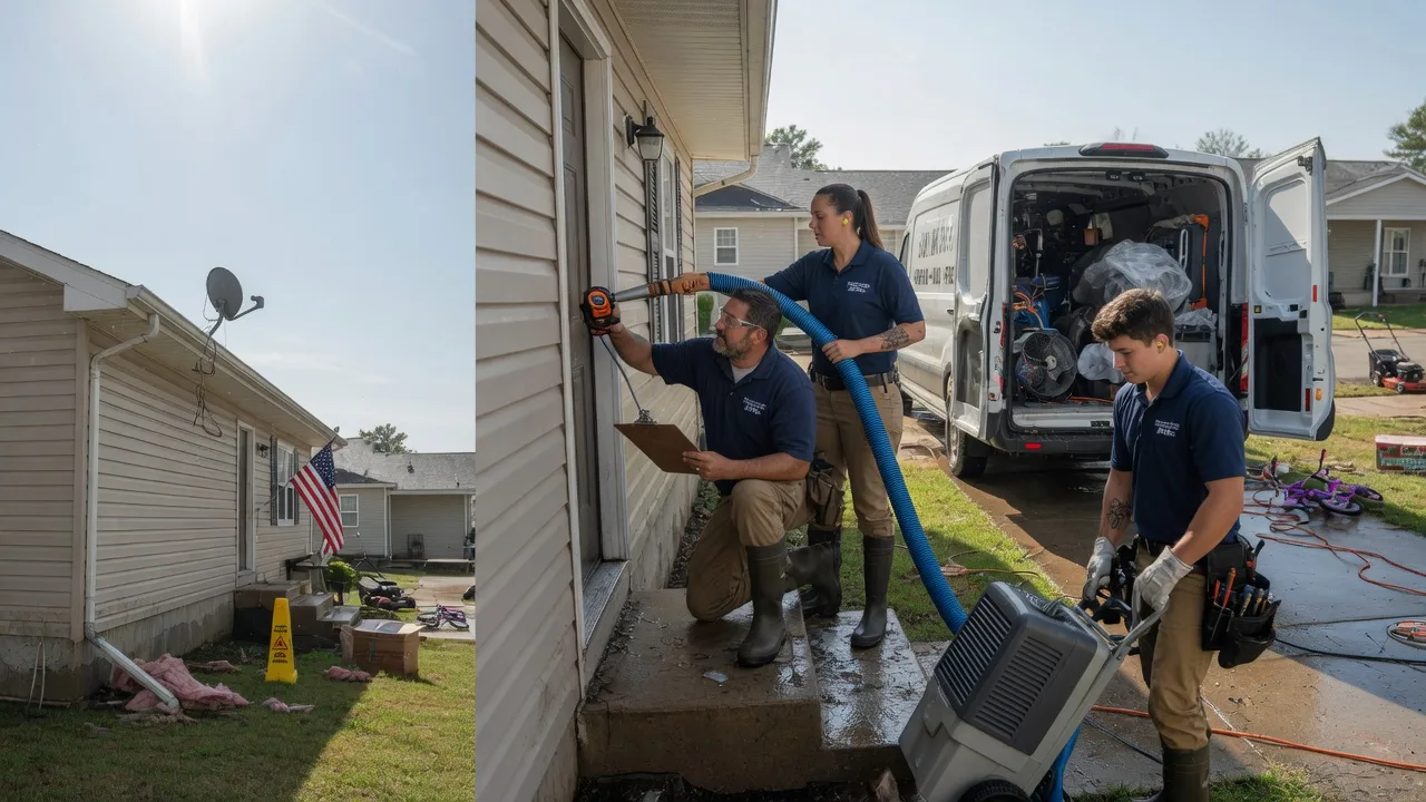 Ceiling Water Damage Restoration in Pana, IL near me